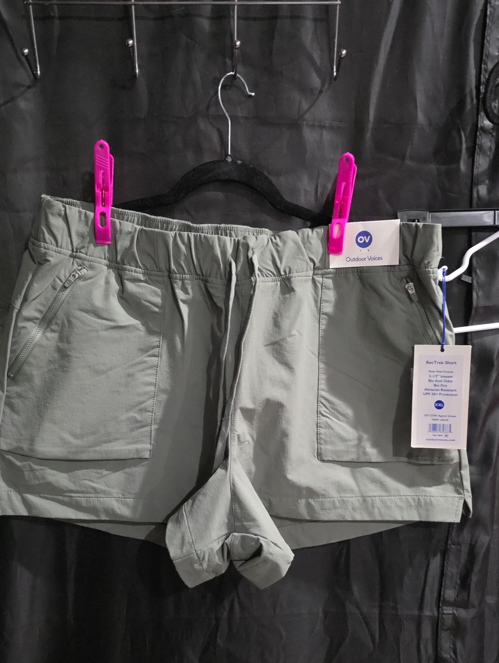 Outdoor Voices Women's Olive Utility Re:Trk Shorts